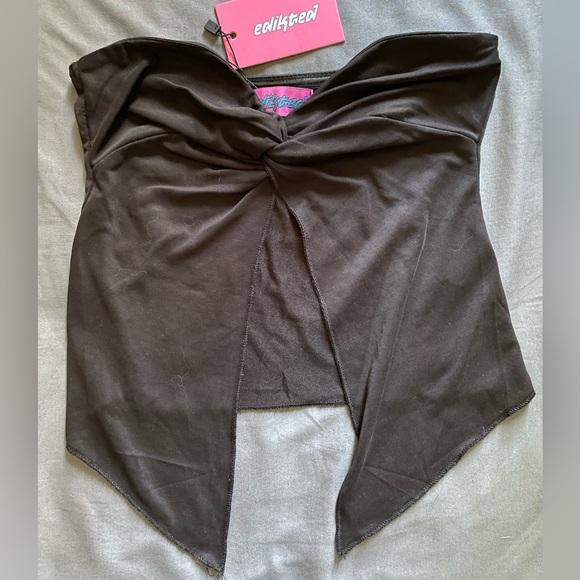 Edikted twisted split front tube top - Picture 2 of 4